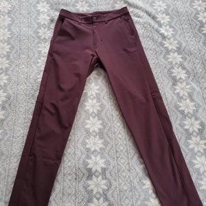 Lululemon Commission Slim Pants 28×32